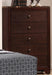Coaster Furniture - Conner Black 5 Piece Full Bedroom Set - 300260F-5SET