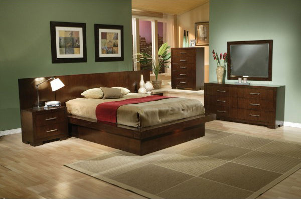 Coaster Furniture - Jessica 5 Piece King Platform Bedroom Set
