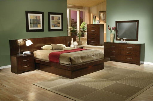 Coaster Furniture - Jessica Elevated 5 Piece California King Platform Bedroom Set - 200711KW-5set - GreatFurnitureDeal