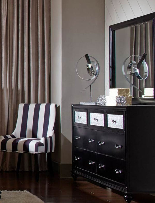 Coaster Furniture - Barzini Black 3 Piece California King Platform Bedroom Set - 200891KW-3SET - GreatFurnitureDeal