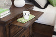 Coaster Furniture - Franco Burnished Oak 4 Piece Queen Panel Bedroom Set - 200971Q-4SET - GreatFurnitureDeal
