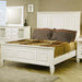 Coaster Furniture - Sandy Beach 5 Piece White Panel King Bedroom Set - 201301KE-5set