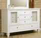 Coaster Furniture - Sandy Beach 4 Piece White Panel California King Bedroom Set - 201301KW-4set