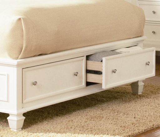 Coaster Furniture - Sandy Beach Queen Sleigh Bed with Footboard Storage - 201309Q - GreatFurnitureDeal