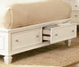 Coaster Furniture - Sandy Beach Queen Sleigh Bed with Footboard Storage - 201309Q
