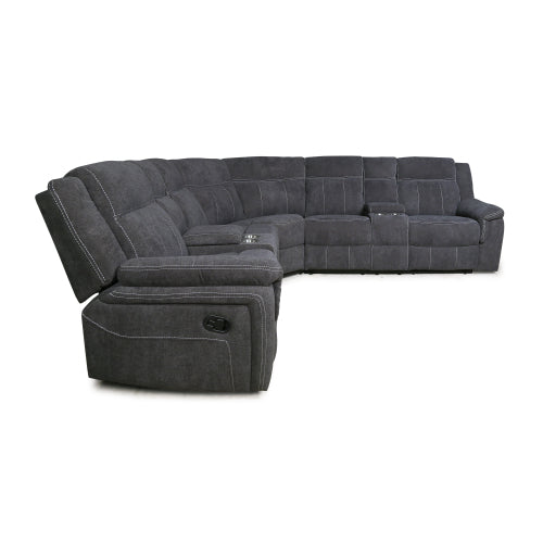 GFD Home - Manual Motion Sofa in Gray - W223S00265 - GreatFurnitureDeal