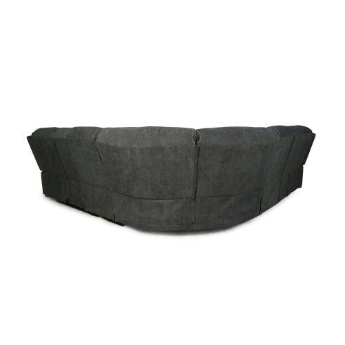 GFD Home - Manual Motion Sofa in Gray - W223S00265
