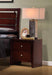 Coaster Furniture - Serenity 5 Piece Eastern King Bedroom Set in Rich Merlot - 201971KE-5SET