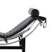 GFD Home - LC-4 Style Replica Chaise Lounge Chair Mid Century Modern for living room-bedroom in Black - W30213865 - GreatFurnitureDeal