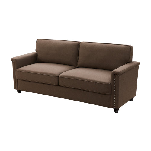 GFD Home - 8113 3P seater brown sofa - W30817871 - GreatFurnitureDeal