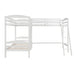 GFD Home - Twin L-Shaped Bunk Bed and Loft Bed - White - LP000023AAK - GreatFurnitureDeal