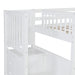 GFD Home - Full Over Full Bunk Bed with Twin Size Trundle in White - LP000026AAK - GreatFurnitureDeal