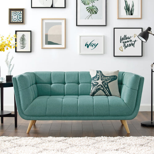GFD Home - Loveseat 2 Seater in Green - W48124772 - GreatFurnitureDeal