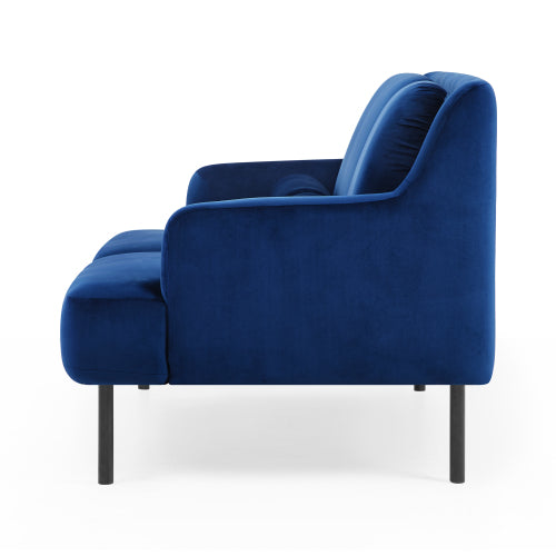 GFD Home - 2 Seater Loveseat in Dark Blue - W48123240 - GreatFurnitureDeal