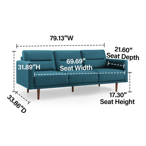 GFD Home - Sofa in Green - W481S00017