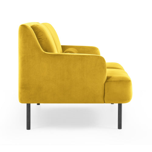 GFD Home - 2 Seater Loveseat in Yellow - W48123231
