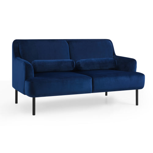 GFD Home - 2 Seater Loveseat in Dark Blue - W48123240