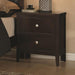 Coaster Furniture - Carlton 3 Piece California King Panel Bedroom Set in Cappuccino - 202091KW-3SET