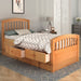 GFD Home - Twin Size Platform Storage Bed Solid Wood Bed with 6 Drawers - SG000116AAL - GreatFurnitureDeal