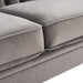 GFD Home - Classic Sofa Loveseat Velvet Solid Wood Oak Feet in Gray - W30223197 - GreatFurnitureDeal
