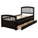GFD Home - Twin Size Platform Storage Bed Solid Wood Bed with 6 Drawers - SG000115DAA - GreatFurnitureDeal
