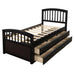 GFD Home - Twin Size Platform Storage Bed Solid Wood Bed with 6 Drawers - SG000115DAA - GreatFurnitureDeal