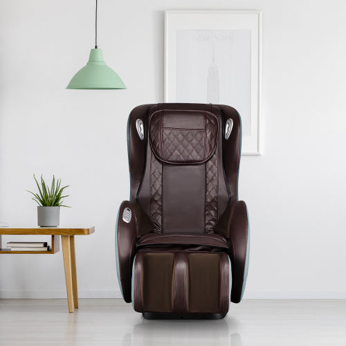 GFD Home - Massage Chairs SL Track Full Body and Recliner, Shiatsu Recliner, Massage Chair with Bluetooth Speaker-Green - W73030043