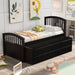 GFD Home - Twin Size Platform Storage Bed Solid Wood Bed with 6 Drawers - SG000115DAA - GreatFurnitureDeal