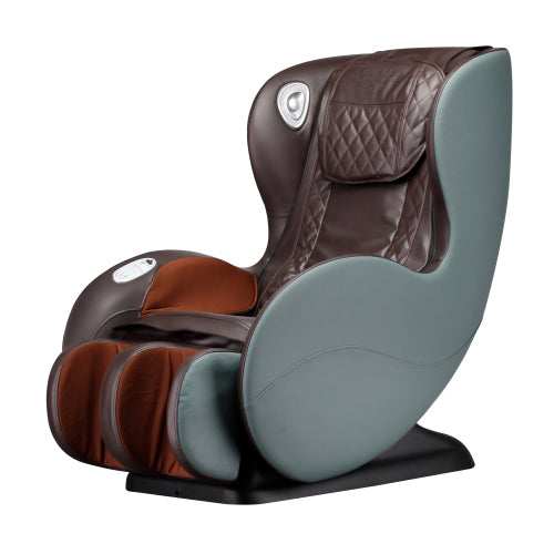 GFD Home - Massage Chairs SL Track Full Body and Recliner, Shiatsu Recliner, Massage Chair with Bluetooth Speaker-Green - W73030043 - GreatFurnitureDeal