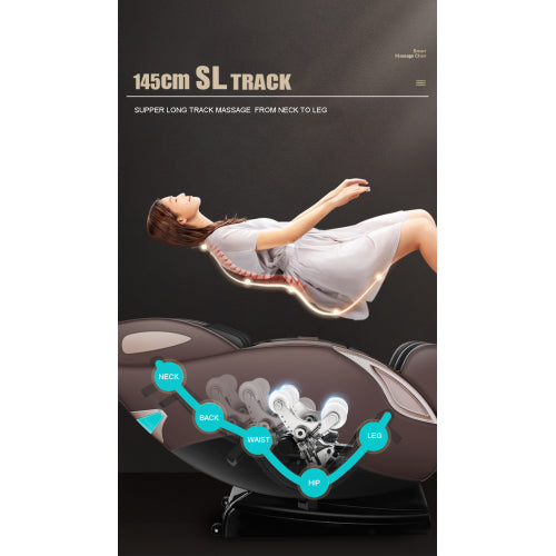 GFD Home - Vetoper Neck Massage Chair & Back Massager, Full Body Zero Gravity Shiatsu Recliner, Shiatsu and Rolling Massage - W43125689