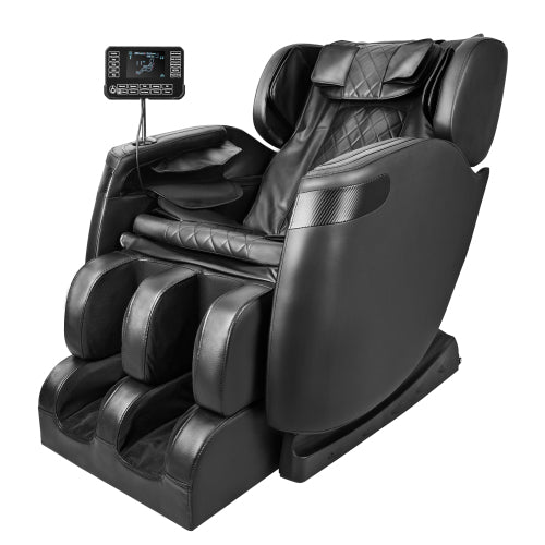 GFD Home - Neck Massage Chair & Back Massager, Full Body Zero Gravity Shiatsu Recliner,Shiatsu and Rolling Massage for Full Body in Black - W431S00003 - GreatFurnitureDeal