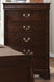 Coaster Furniture - Louis Philippe Rich Cappuccino Youth 4 Piece Twin Bedroom Set - 202411T-4SET