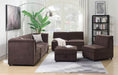 Myco Furniture - Charlotte 7 Piece Modular Sectional in Chocolate Brown - 2027-7PC - GreatFurnitureDeal