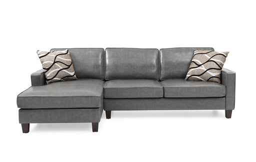 Myco Furniture - Glenbrook Sectional in Gray - 2037-GY - GreatFurnitureDeal