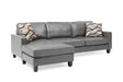 Myco Furniture - Glenbrook Sectional in Gray - 2037-GY