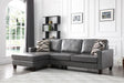 Myco Furniture - Glenbrook Sectional in Gray - 2037-GY - GreatFurnitureDeal