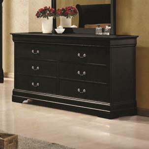 Coaster furniture - Louis Philippe 6 Drawer Dresser - 203963 - GreatFurnitureDeal
