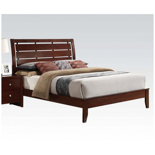 Acme Furniture - Ilana Brown Cherry Finish Eastern King Bed - 20397EK - GreatFurnitureDeal