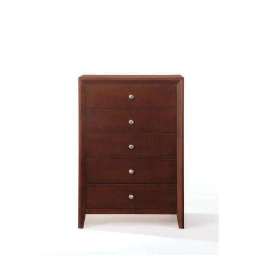 Acme Furniture - Ilana Brown Cherry Wood Drawers Chest - 20406 - GreatFurnitureDeal