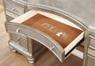 Coaster Furniture - Bling Game Metallic Platinum 6 Piece Eastern King Panel Bedroom Set - 204181KE-6SET