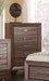 Coaster Furniture - Kauffman Washed Taupe 3 Piece Eastern King Panel Bedroom Set - 204190KE-3SET