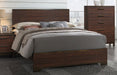 Coaster Furniture - Edmonton Rustic Tobacco 5 Piece Queen Platform Bedroom Set - 204351Q-5SET - GreatFurnitureDeal