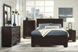 Coaster Furniture - Fenbrook Dark Cocoa 5 Piece Eastern King Panel Bedroom Set - 204391KE-5SET