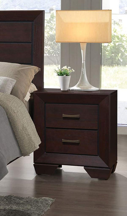 Coaster Furniture - Fenbrook Dark Cocoa 4 Piece Queen Panel Bedroom Set - 204391Q-4SET