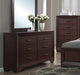 Coaster Furniture - Fenbrook Dark Cocoa Dresser and Mirror Set - 204393-94