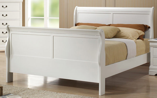 Coaster Furniture - Louis Philippe White Youth 4 Piece Full Bedroom Set - 204691F-4SET
