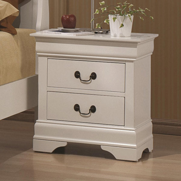 Coaster Furniture - Louis Philippe 3 Piece Queen Bedroom Set in White Finish - 204691Q-3SET