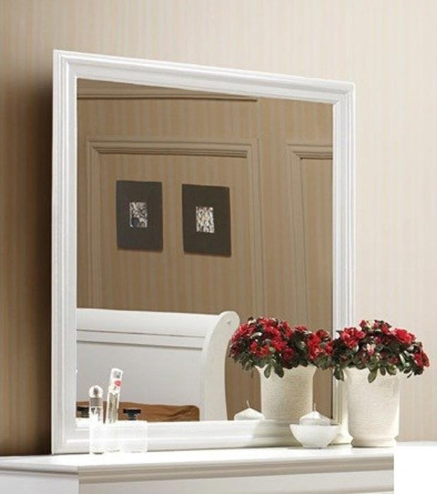 Coaster Furniture - Louis Philippe White Mirror - 204694