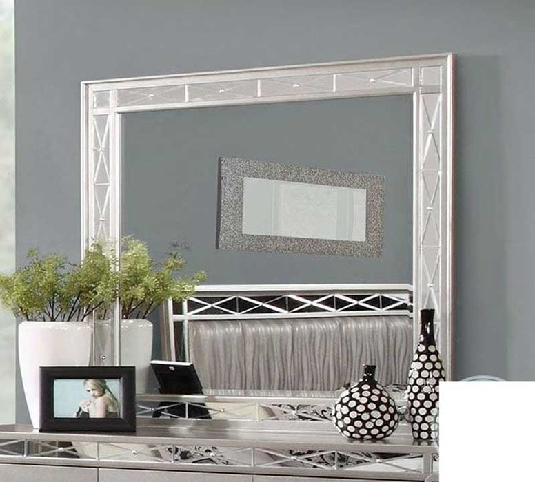 Coaster Furniture - Leighton Metallic Mercury 5 Piece Youth Panel Bedroom Set - 204921T-S5 - GreatFurnitureDeal