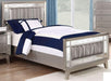 Coaster Furniture - Leighton Metallic Mercury Twin Panel Bed - 204921T